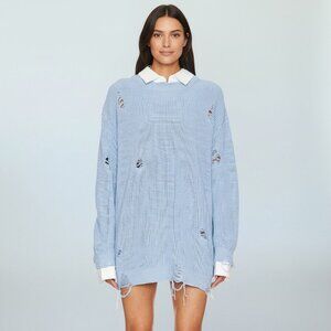 SER.O.YA Blue Chloe Sweater Dress NWT - Size XS